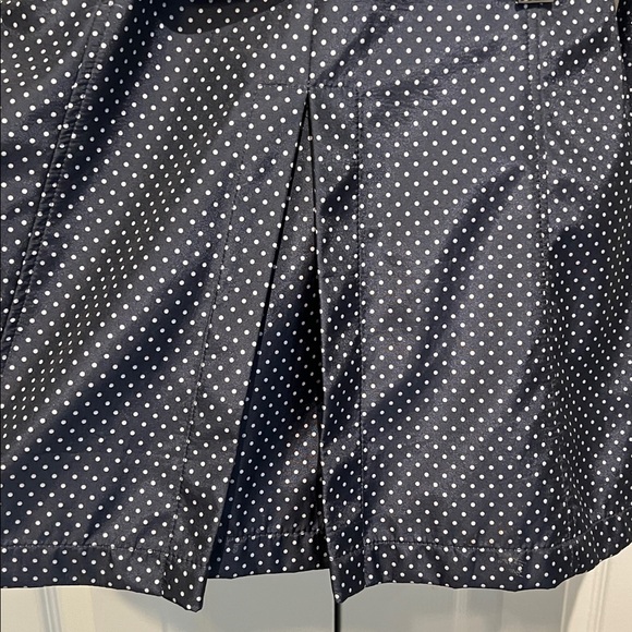 Novelti Navy/ White‎ Polka Dots Belted Water Repellent Lined Jacket Size 10 - Picture 12 of 15